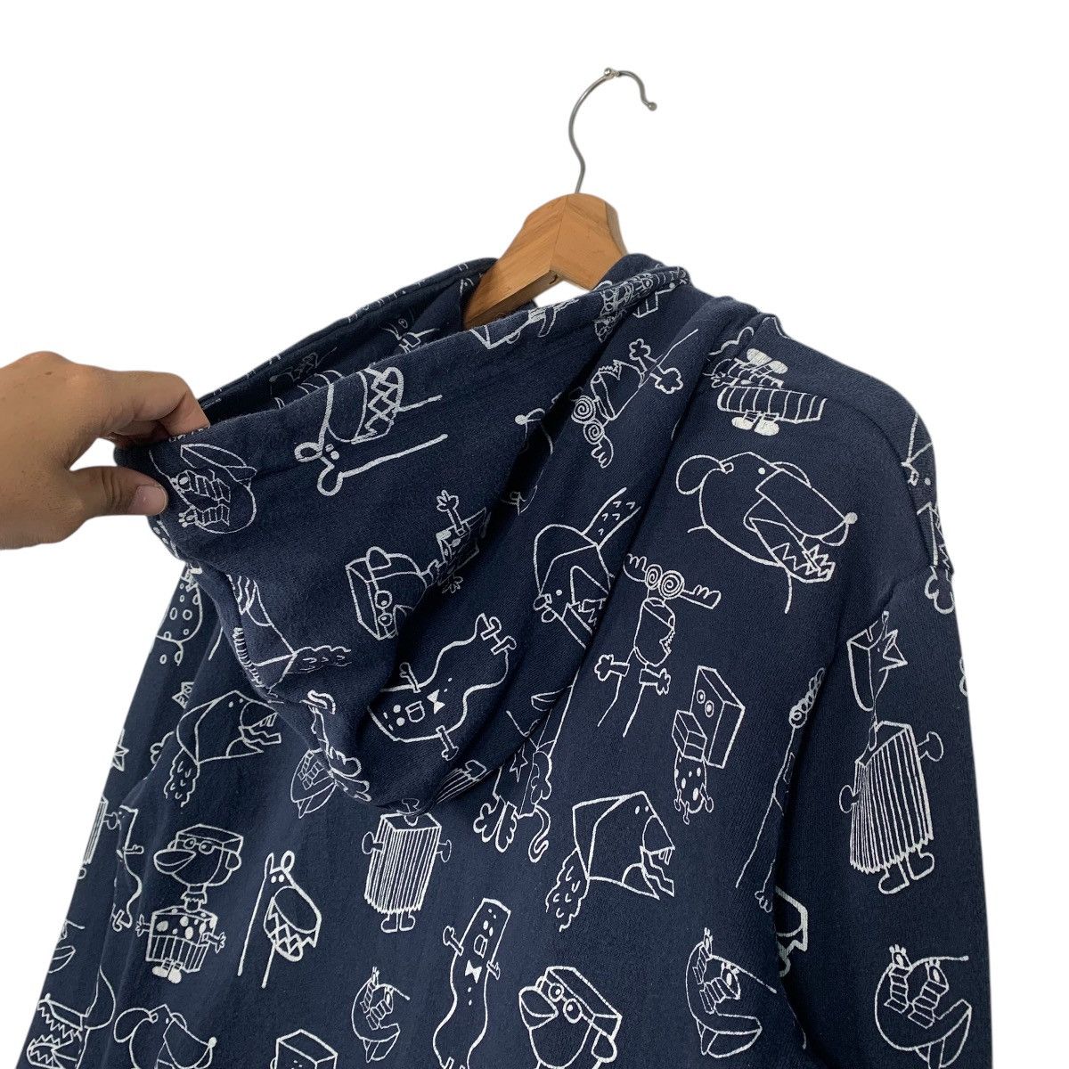 Japanese Brand Japanese Brand Graniph Fullprint Pullover Hoodie Size US M / EU 48-50 / 2 - 9 Thumbnail
