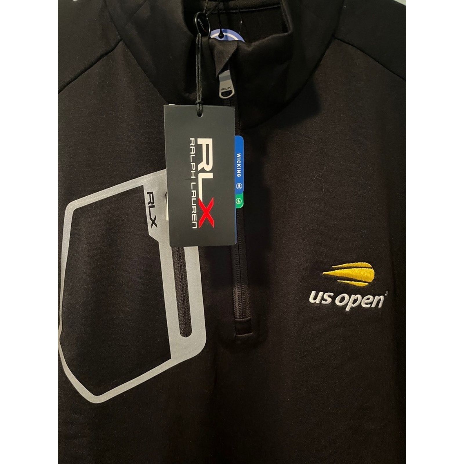 RLX Ralph Lauren RLX Ralph Lauren US Open Tennis Quarter Zip Pullover Sz. M Size US M / EU 48-50 / 2 - 7 Thumbnail