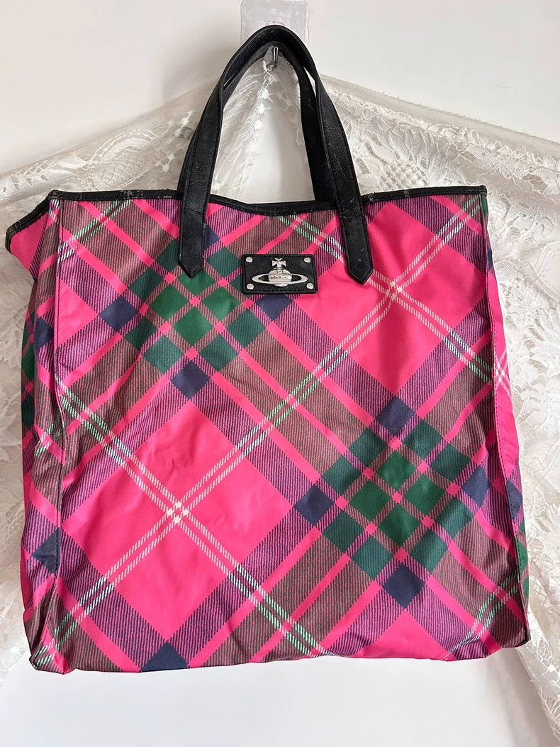 Vivienne Westwood Vivienne Westwood size os Nylon checkered used totes Size ONE SIZE - 1 Thumbnail
