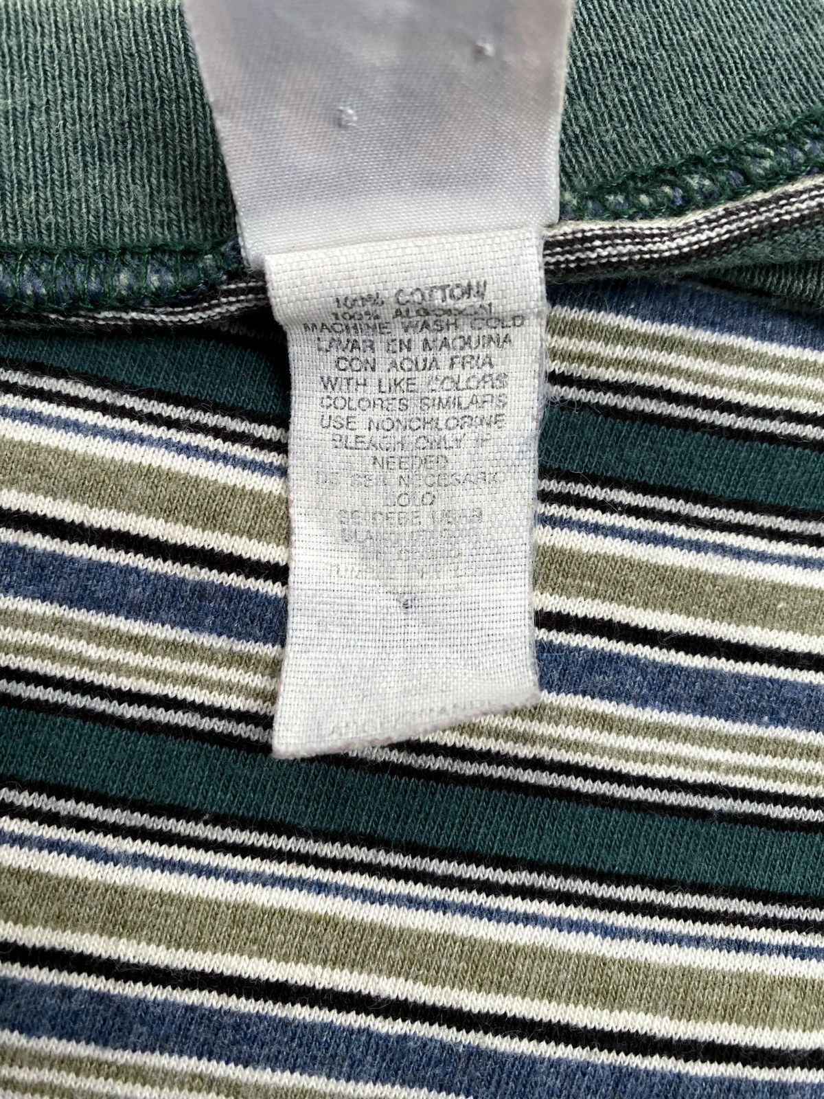 Hang Ten Vintage 90s HANG TEN Grunge Nirvana Striped Pocket Tee Size US L / EU 52-54 / 3 - 6 Thumbnail
