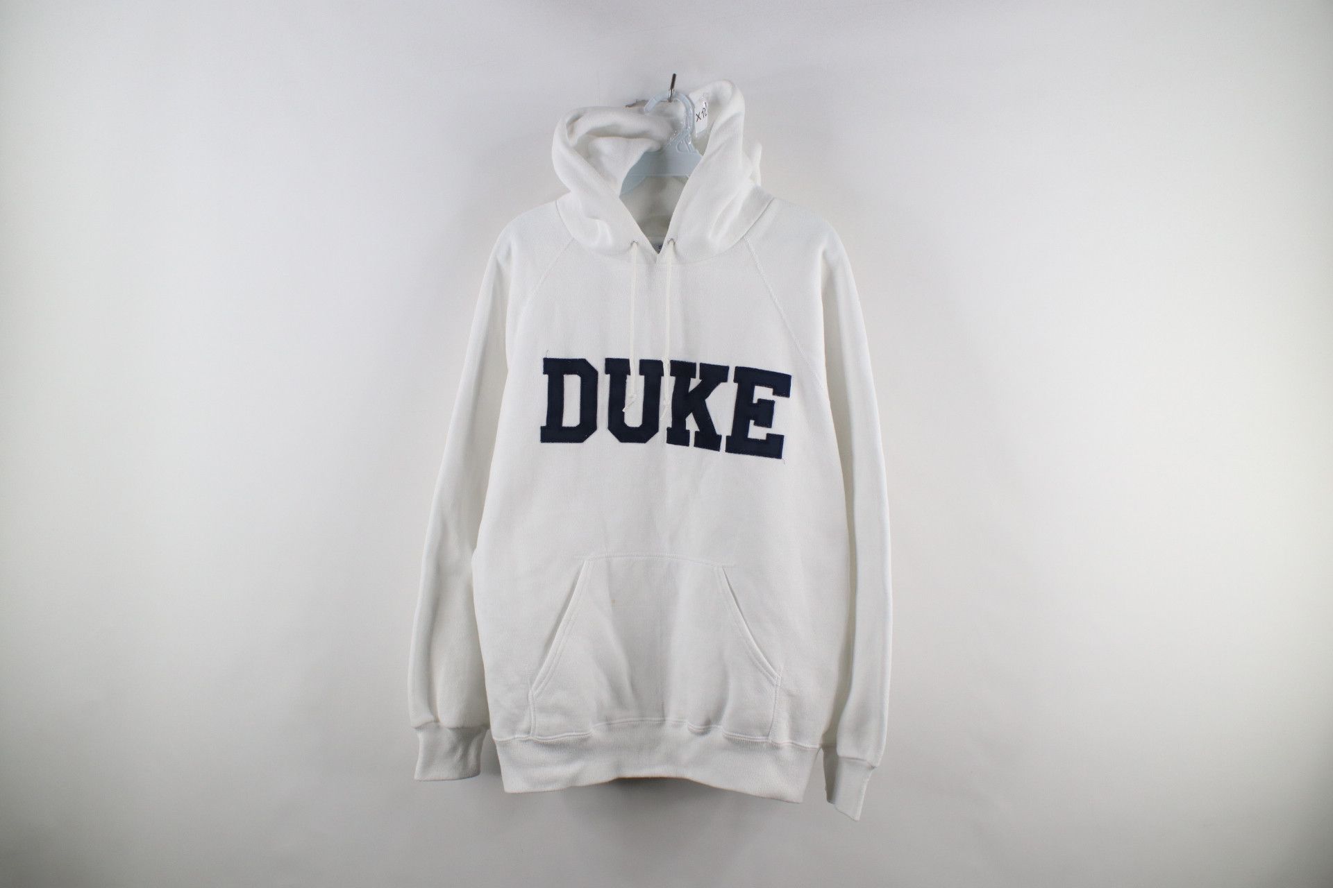 Vintage Vintage 90s Spell Out Duke University Hoodie Sweatshirt USA Size US XL / EU 56 / 4 - 1 Thumbnail