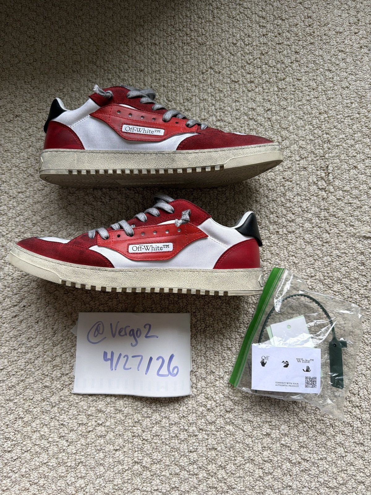 Off White 5.0 Low Sneakers