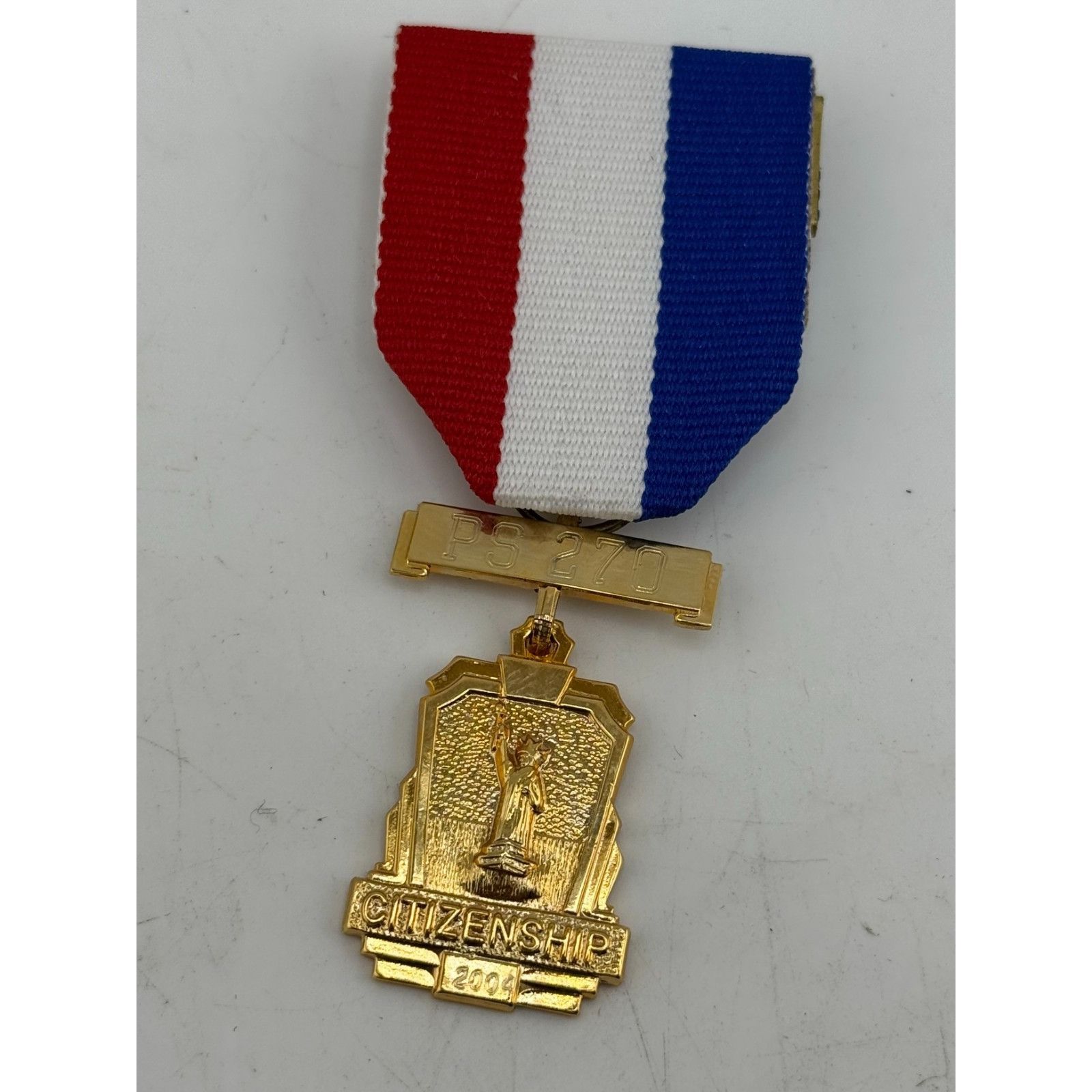 Vintage Citizenship 2004 medal PS 270 Ribbon Pin Size ONE SIZE - 3 Thumbnail