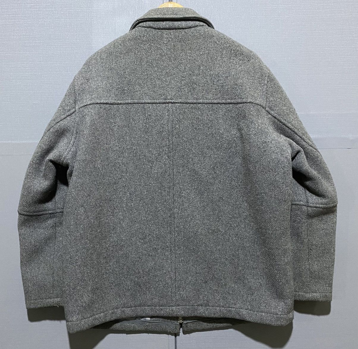 Bape Vintage 90's Bape 'Busyworks' Melton Wool Jacket Size US M / EU 48-50 / 2 - 5 Thumbnail