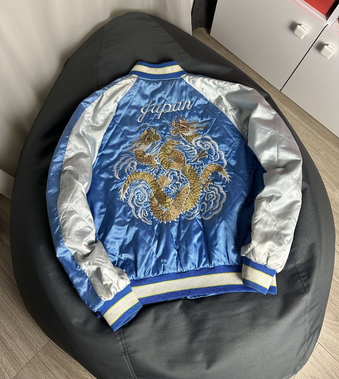 Japanese Brand × Vintage RARE Jungle Storm jacket Japan sukajan fukuoka dragon bomber Size US M / EU 48-50 / 2 - 1 Thumbnail