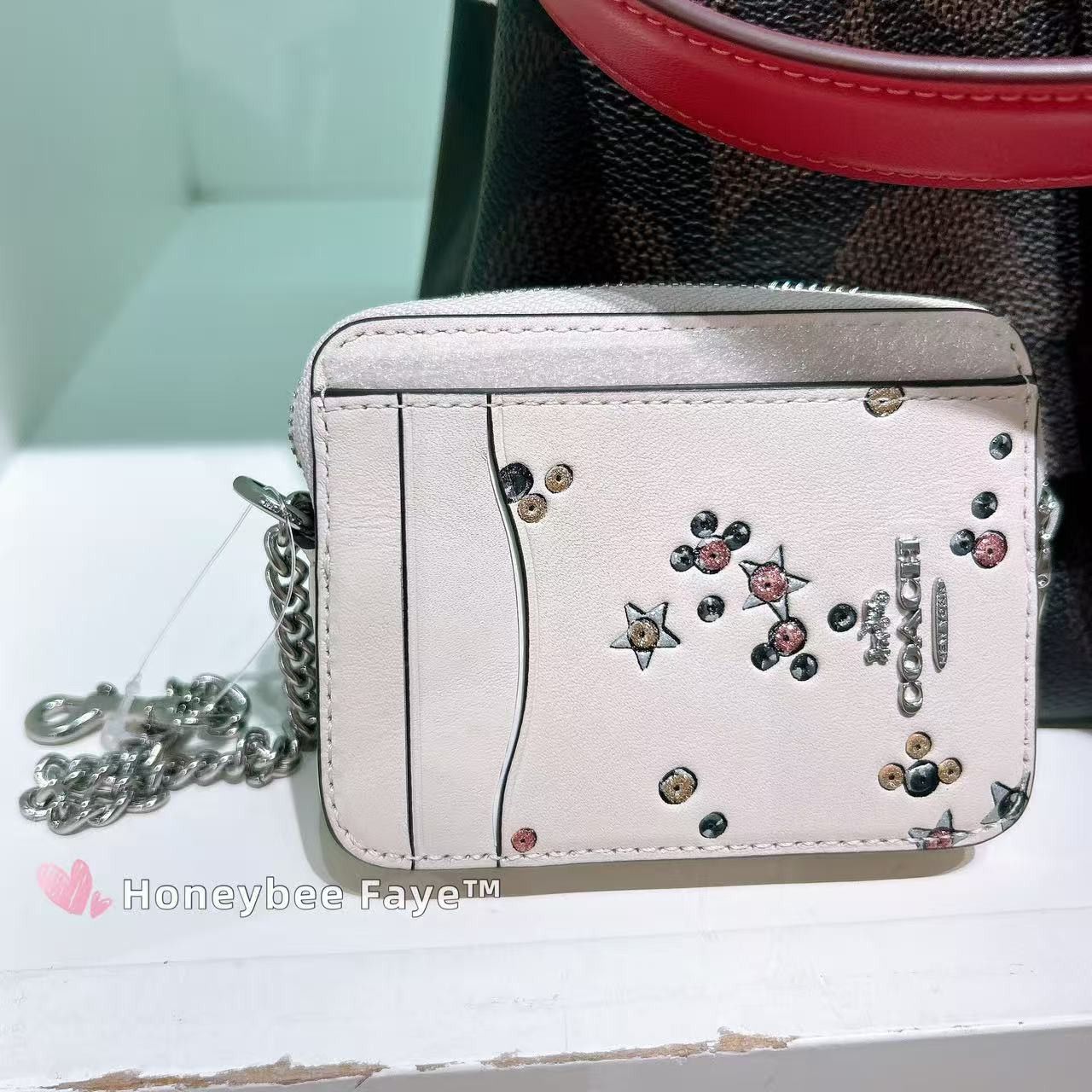 Coach NWT Coach Zip Card Case With Star Print CCO26 Size ONE SIZE - 1 Thumbnail