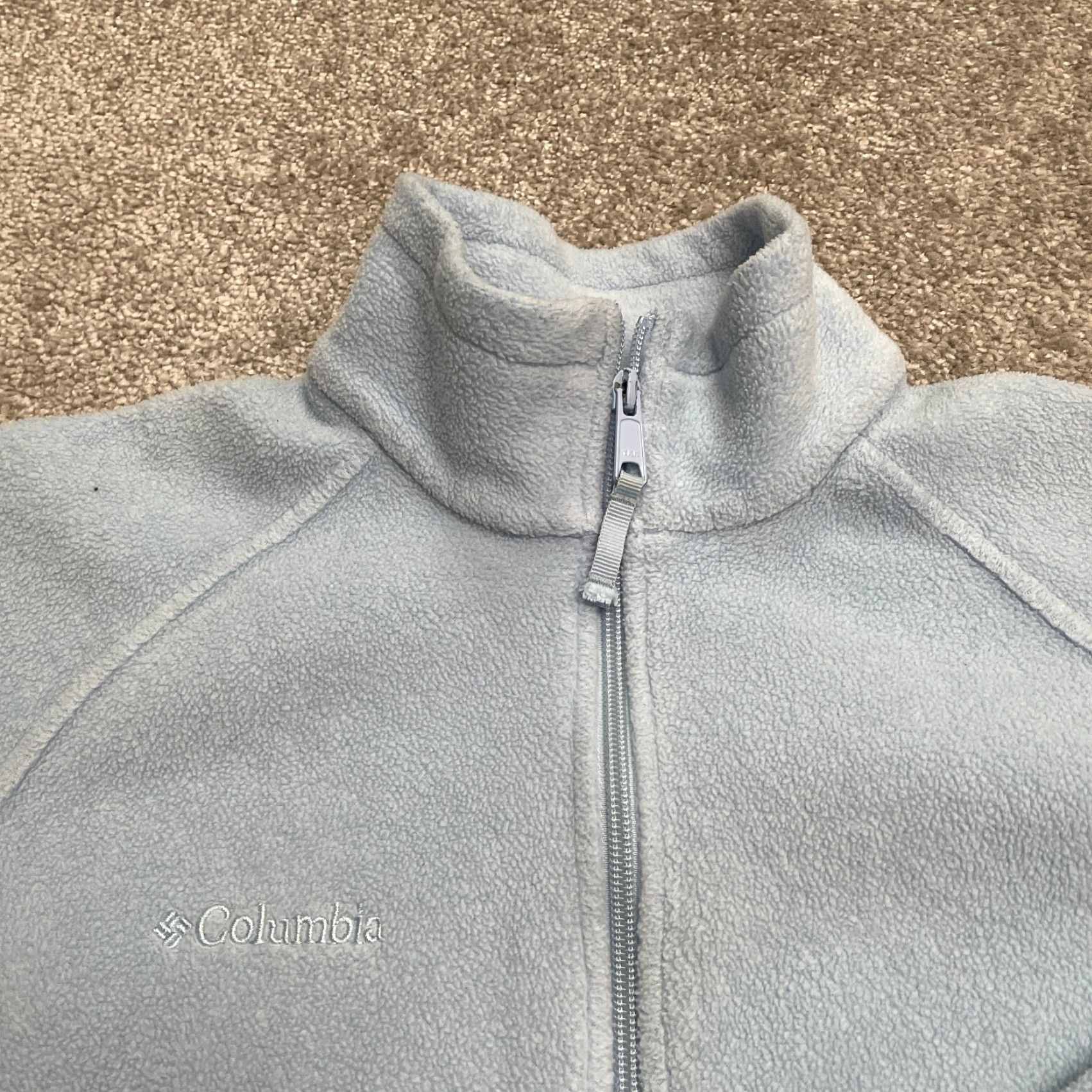 Vintage Columbia Benton Springs Fleece Jacket Womens Small Blue Full Zip Outdoor Hiking Size S / US 4 / IT 40 - 3 Thumbnail