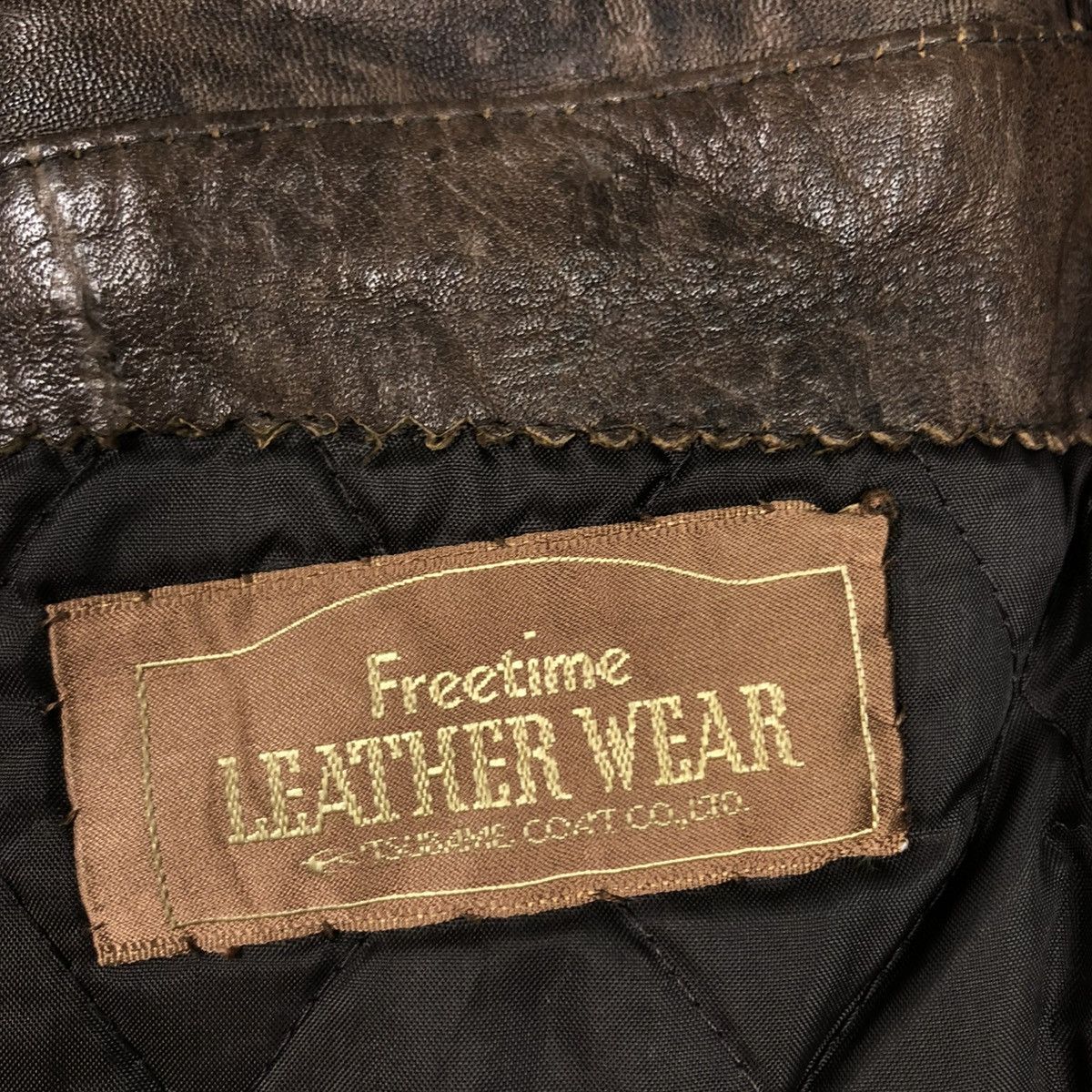 Japanese Brand 🔥VINTAGE LEATHER JACKET BIKER FREETIME FUR COLLAR Size US S / EU 44-46 / 1 - 17 Thumbnail