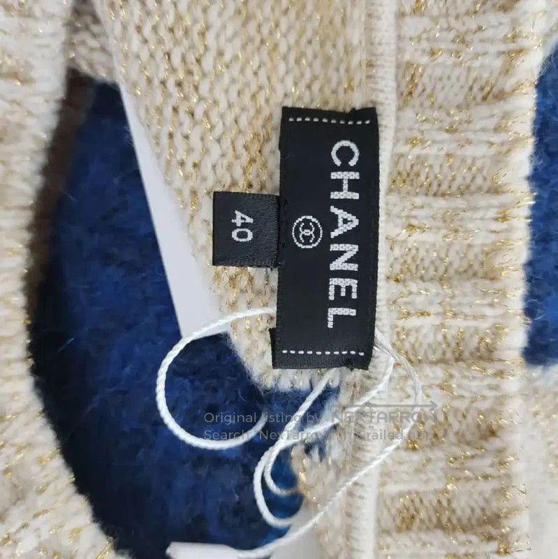 Chanel Chanel Colorblock Cashmere Sweater for Women . Size L / US 10 / IT 46 - 3 Thumbnail
