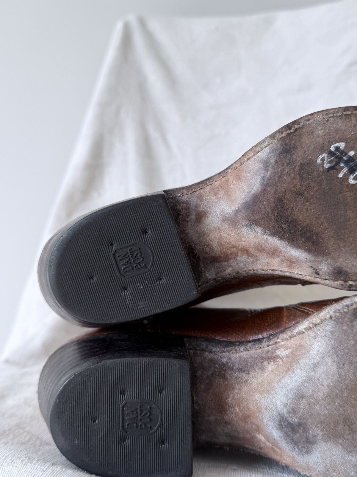 Dan Post Vintage Dan Post Rodeo Cowboy Western Leather Boots Size US 5.5 / EU 38 - 9 Thumbnail