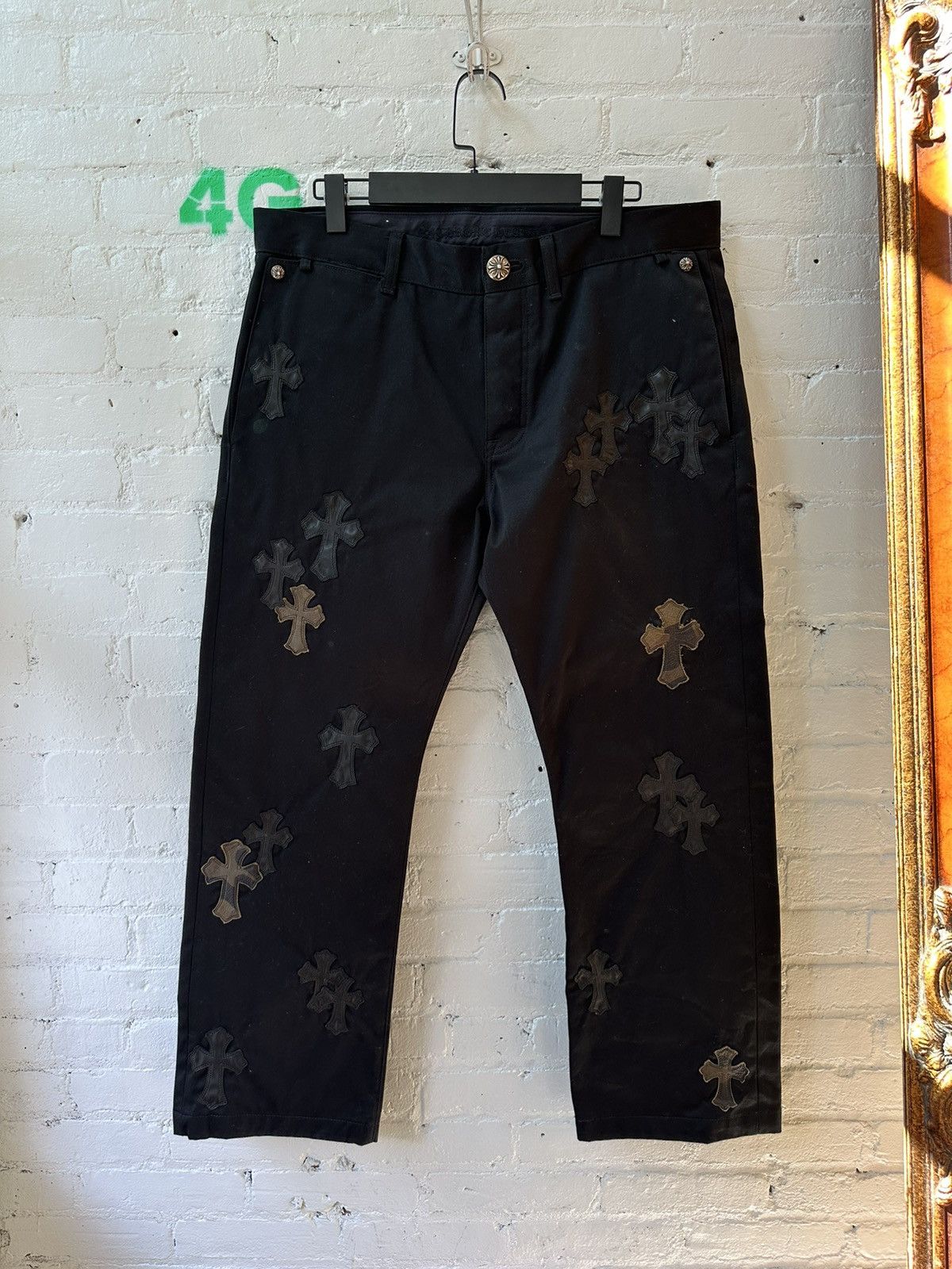 Chrome Hearts CHROME HEARTS FLOODED CROSS PATCH CHINOS Size US 36 / EU 52 - 1 Thumbnail