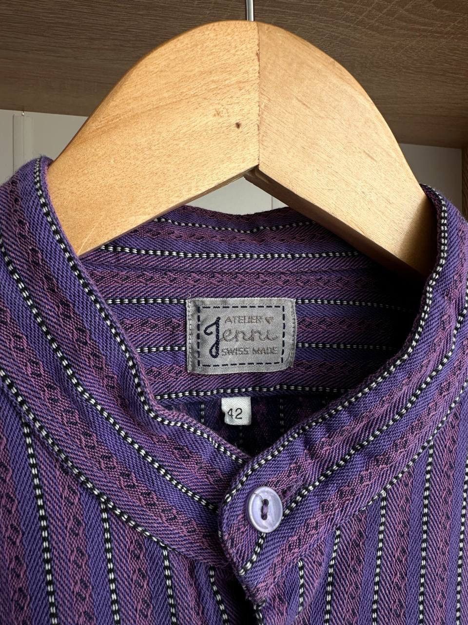 Japanese Brand × Vintage Vintage Atelier Jenni Japanese Violet Shirt Size US L / EU 52-54 / 3 - 6 Thumbnail