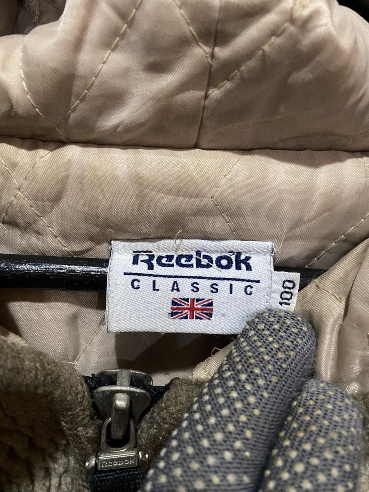 Reebok Vintage Reebok Classic Sherpa Fleece Hoodie Jacket Rare 90s Size US L / EU 52-54 / 3 - 6 Thumbnail