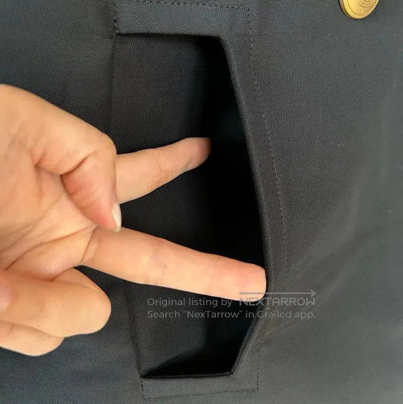 Kenzo KENZO Black Mid-Length Coat with Gold Buttons . Size M / US 6-8 / IT 42-44 - 6 Thumbnail