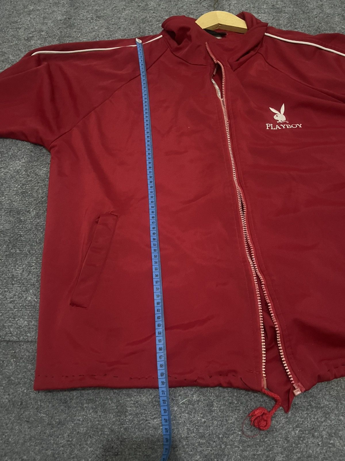 Playboy Vintage 90s Playboy Red Jacket Size US L / EU 52-54 / 3 - 7 Thumbnail