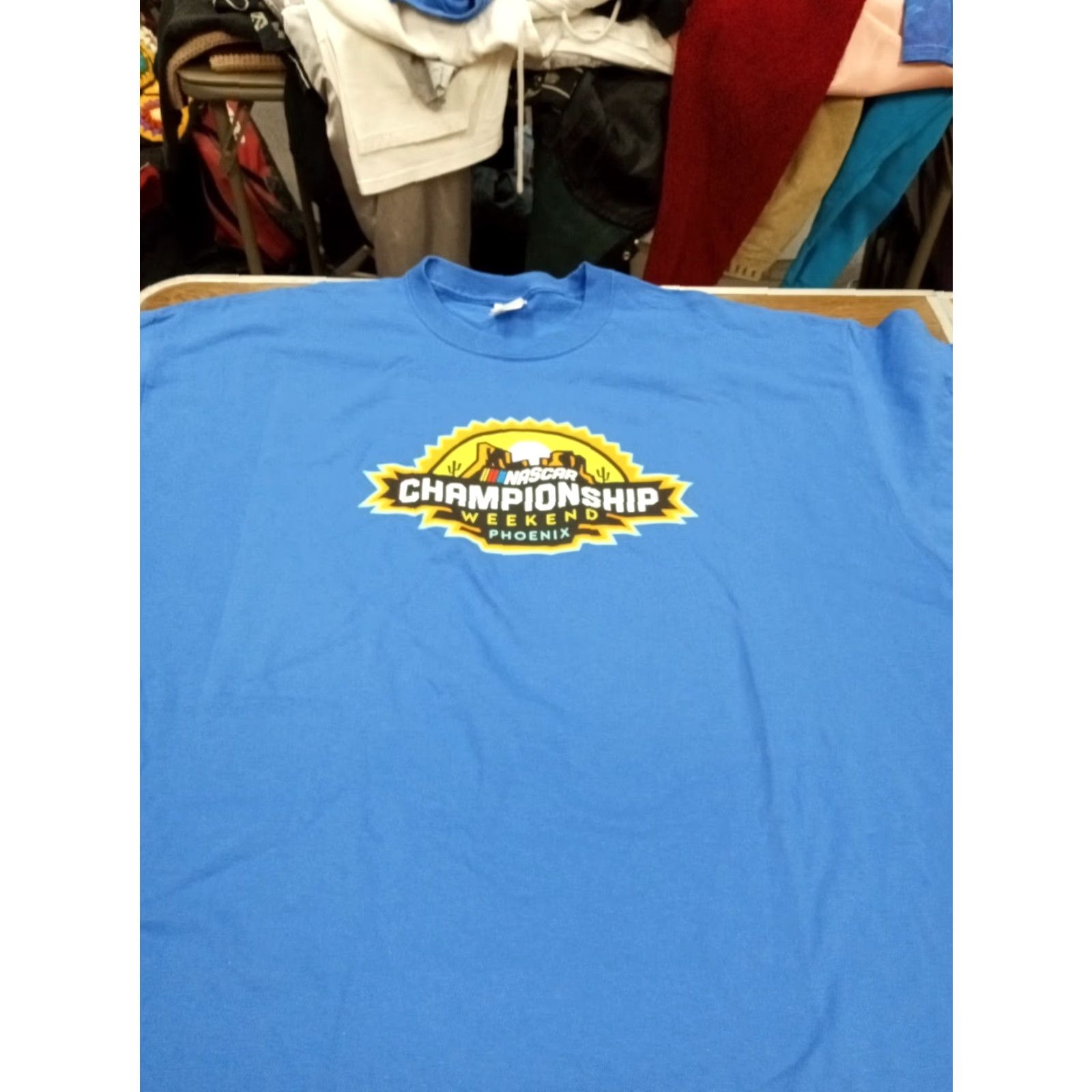 Port & Company VINTAGE NASCAR CHAMPIONSHIP WEEKEND PHOENIX Phx int'l raceway T-Shirt 3XL BLUE Men Short Sleeve Size US XXL / EU 58 / 5 - 2 Thumbnail