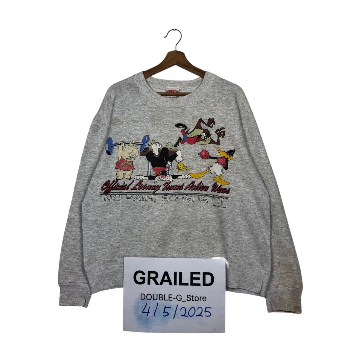 Cartoon Network Vintage Sweatshirt Crewneck Looney Tunes Nutmeg Made in Usa Size US L / EU 52-54 / 3 - 1 Thumbnail