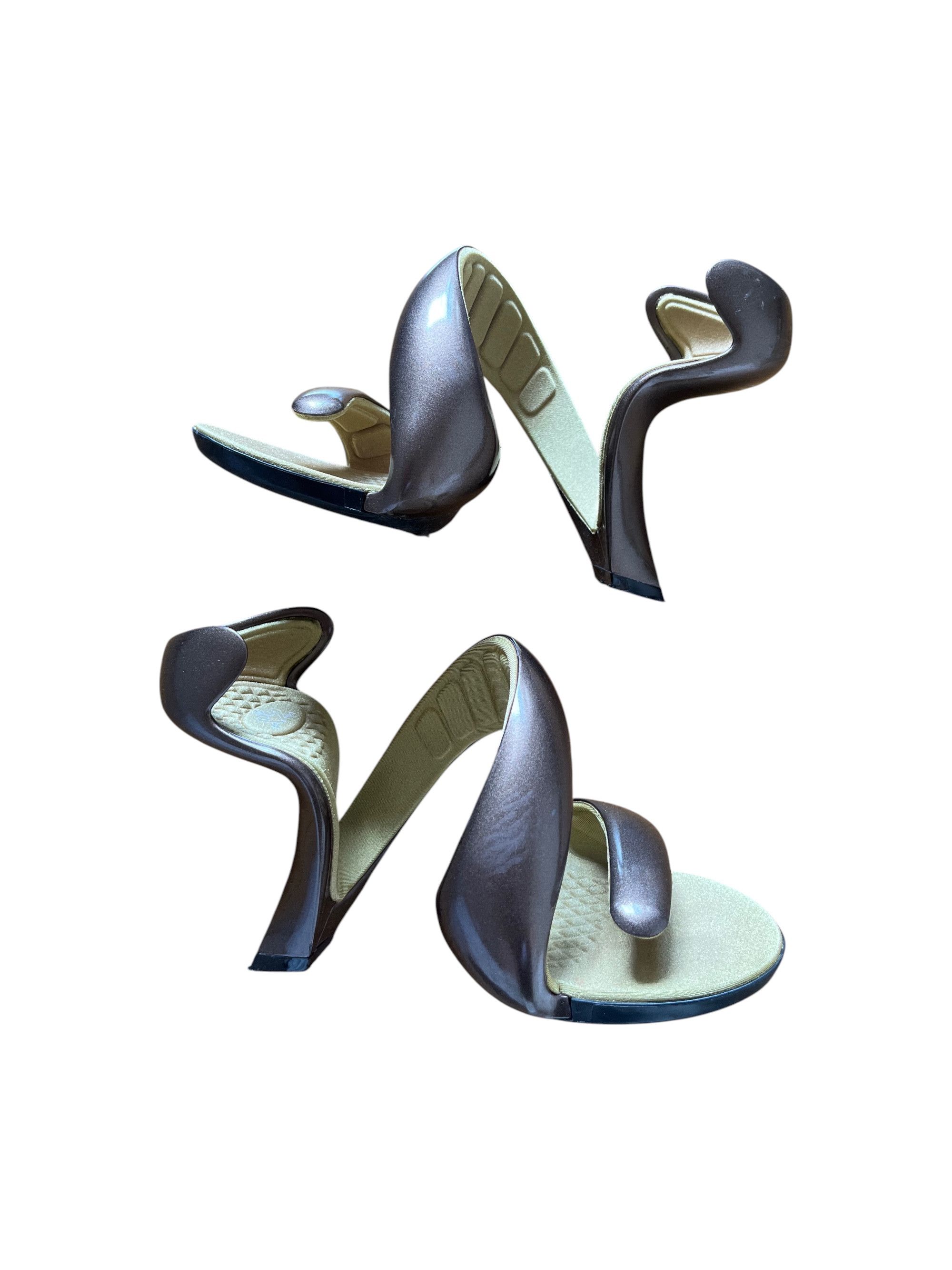 Other Julian Hakes Brown Mojito Heels Size US 4.5 / IT 34.5 - 1 Thumbnail