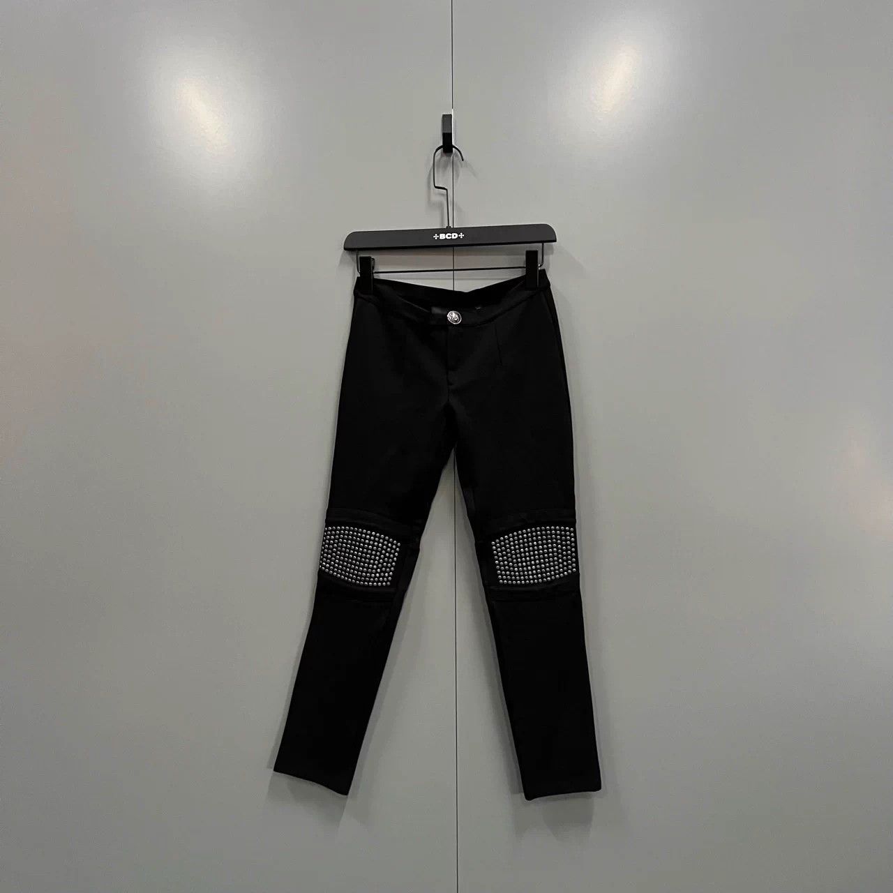 Philipp Plein PHILIPP PLEIN black color blocked rivet pants XS 98 new Size US 26 / EU 42 - 1 Thumbnail