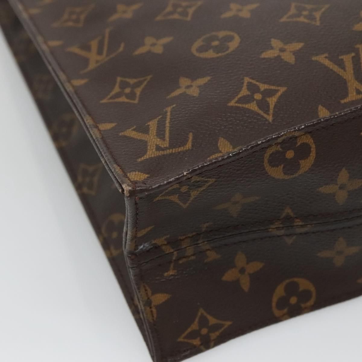 Louis Vuitton LOUIS VUITTON Monogram Sac Plat Hand Bag M51140 Size ONE SIZE - 14 Thumbnail