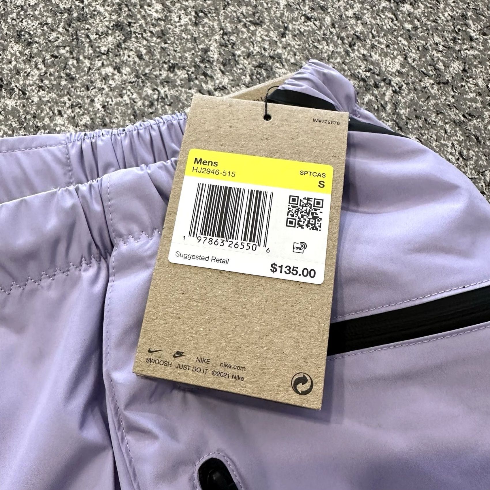 Nike Nike Shorts Mens Small Violet Purple 6” Cargo Nye Tech 6" Lightweight Se? Size US 29 - 4 Thumbnail