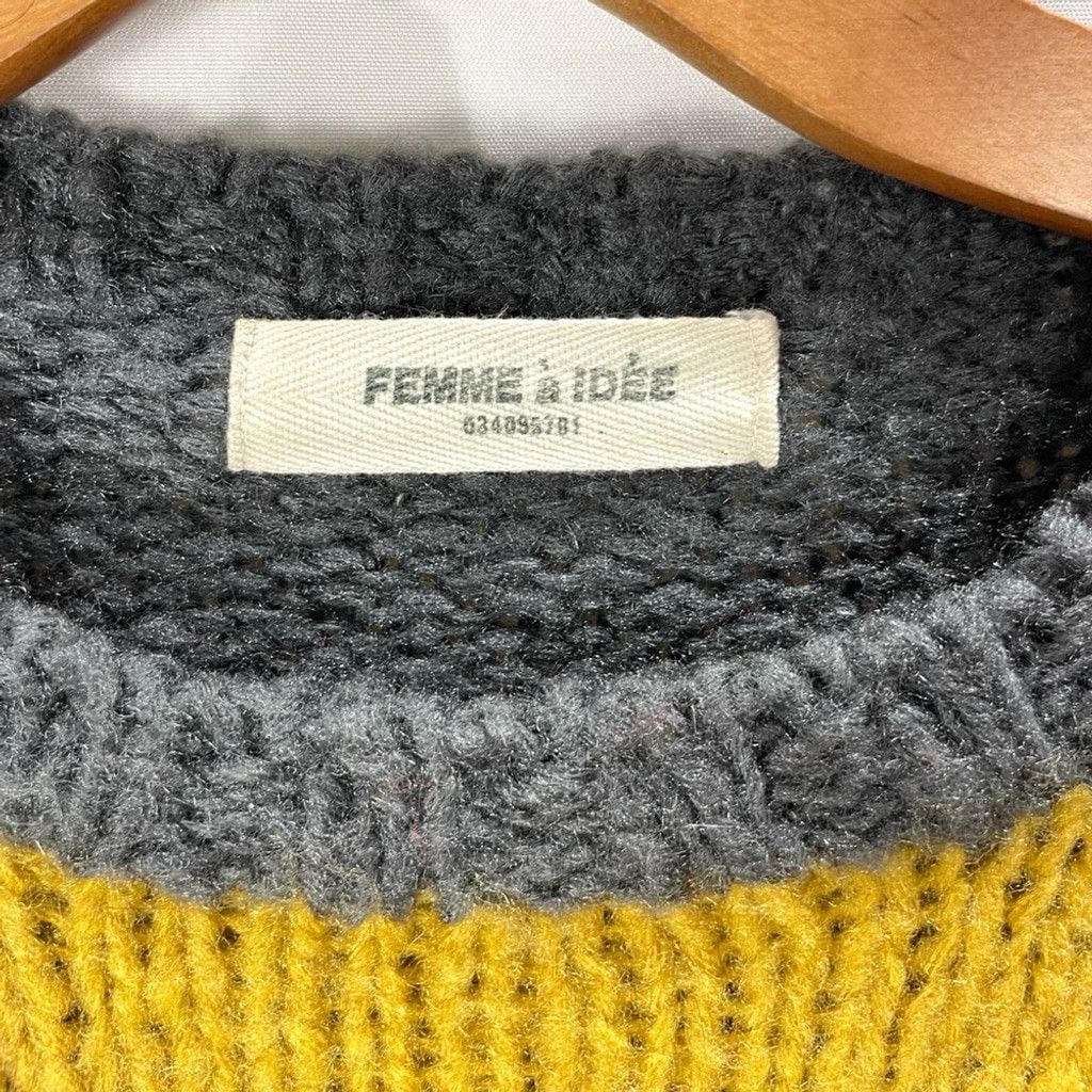 Other Femme a Idee Mohair Blend Flame Crewneck Knit Sweater Size M Size M / US 6-8 / IT 42-44 - 5 Thumbnail
