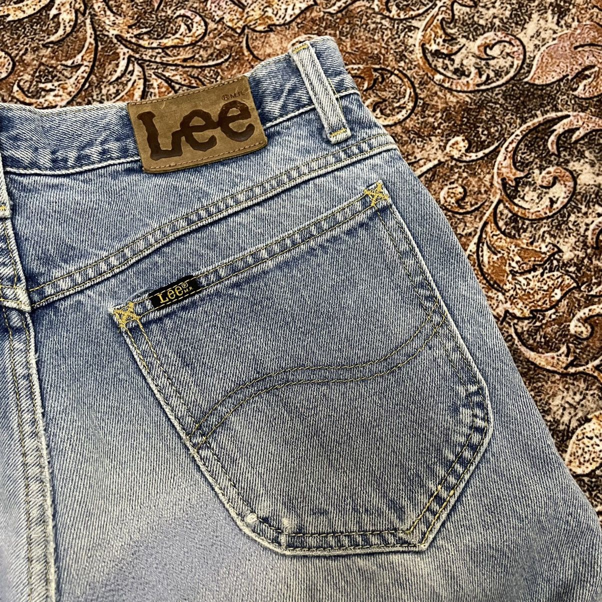 Lee 🔥Vintage Lee Riders Stoned Washed Ripped Distress Denim Size US 30 / EU 46 - 11 Thumbnail