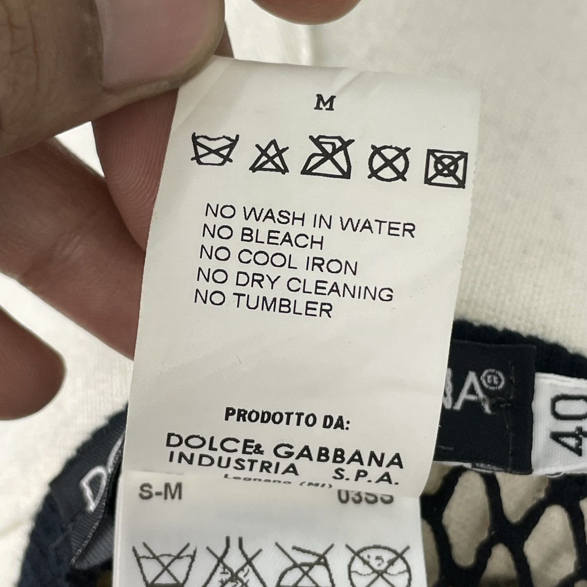 Dolce & Gabbana Dolce Gabbana Mesh Tank Top Leather Logo & Back Spellout Size S / US 4 / IT 40 - 11 Thumbnail