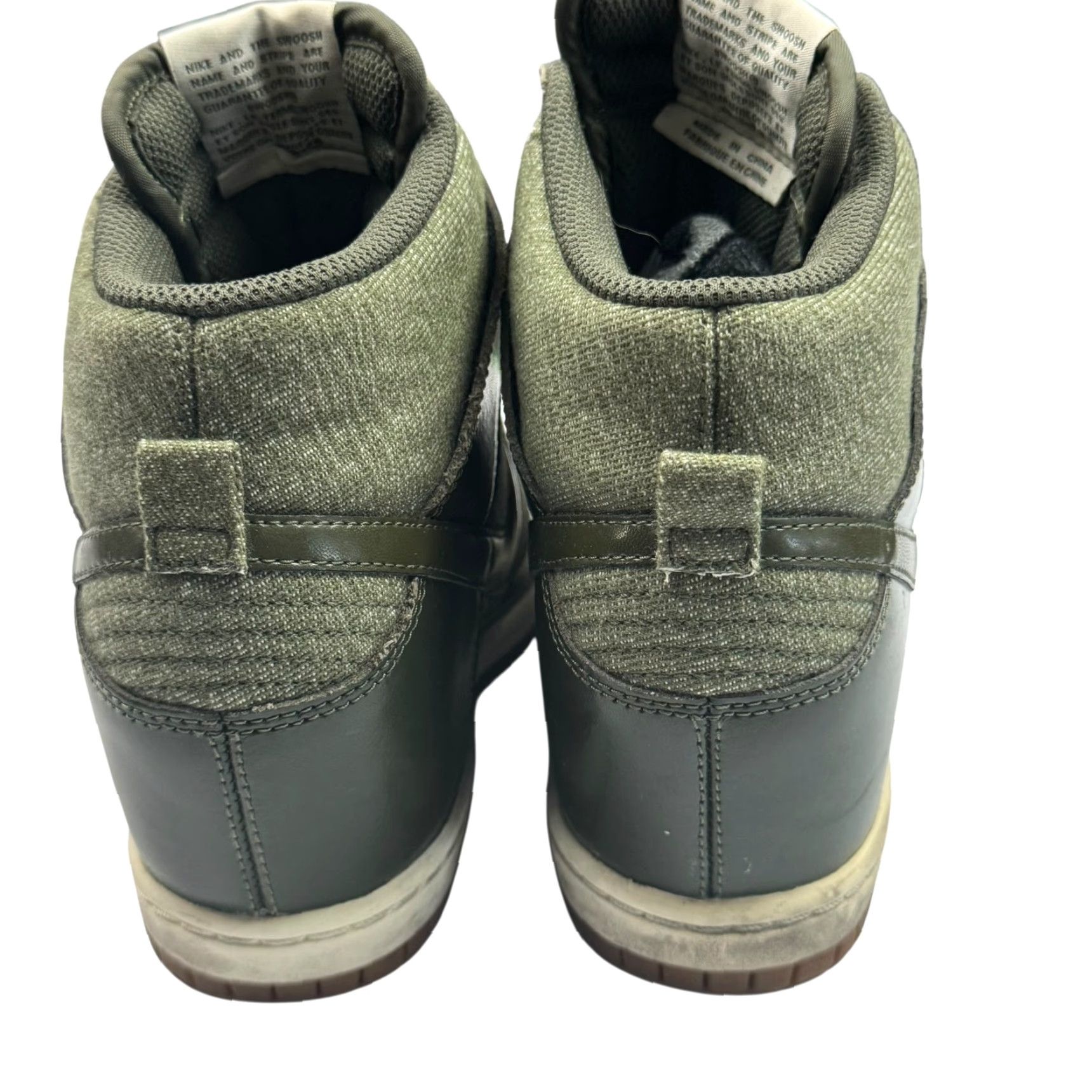 Nike Nike Dunk High Sky Hi Essentials 644877-301 Sneakers Olive Green Womens Size 7.5 Size US 8 / IT 38 - 3 Thumbnail