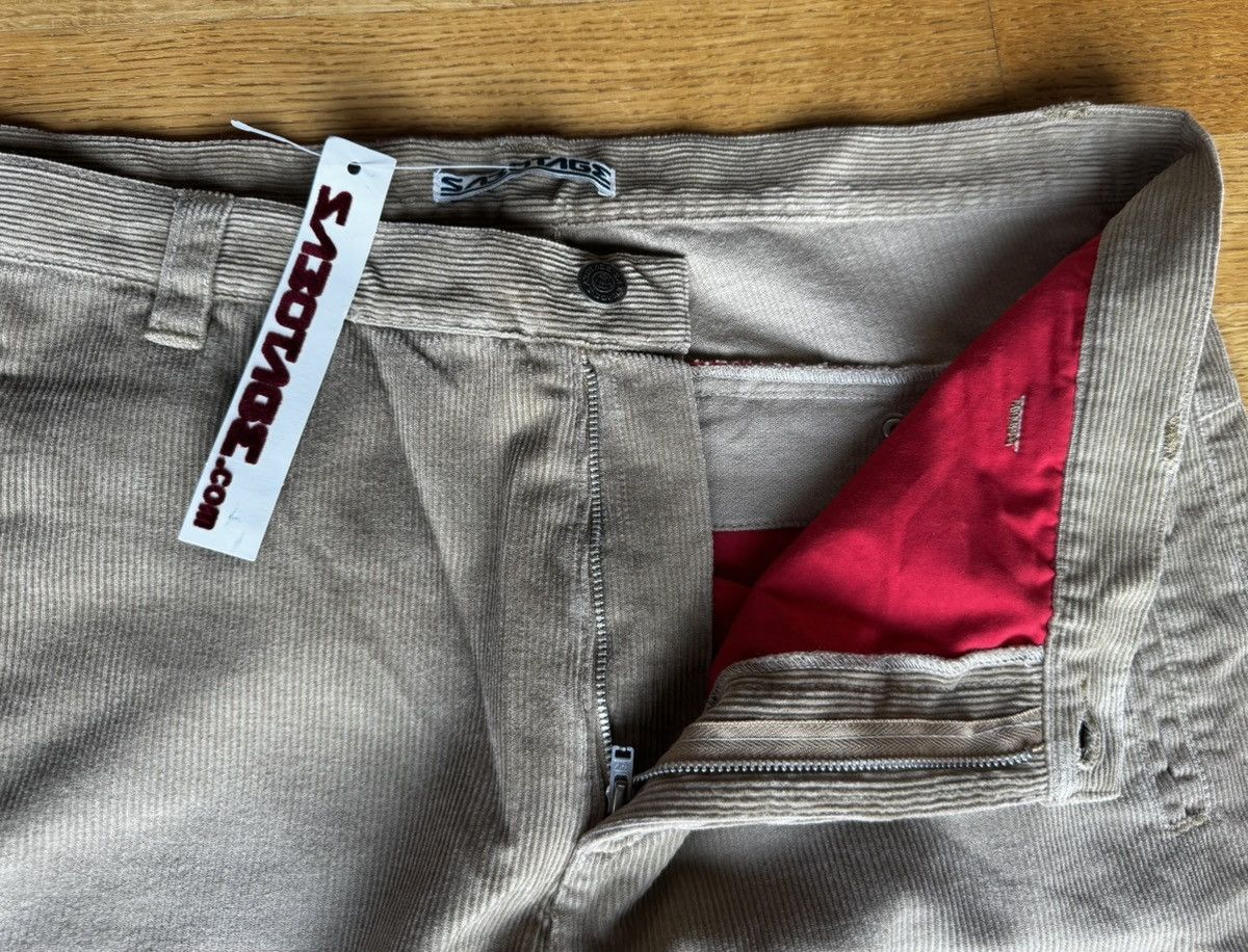 Walter Van Beirendonck NOS 1990’s Early Sabotage Contrast Corduroy Pants Size US 35 - 7 Thumbnail