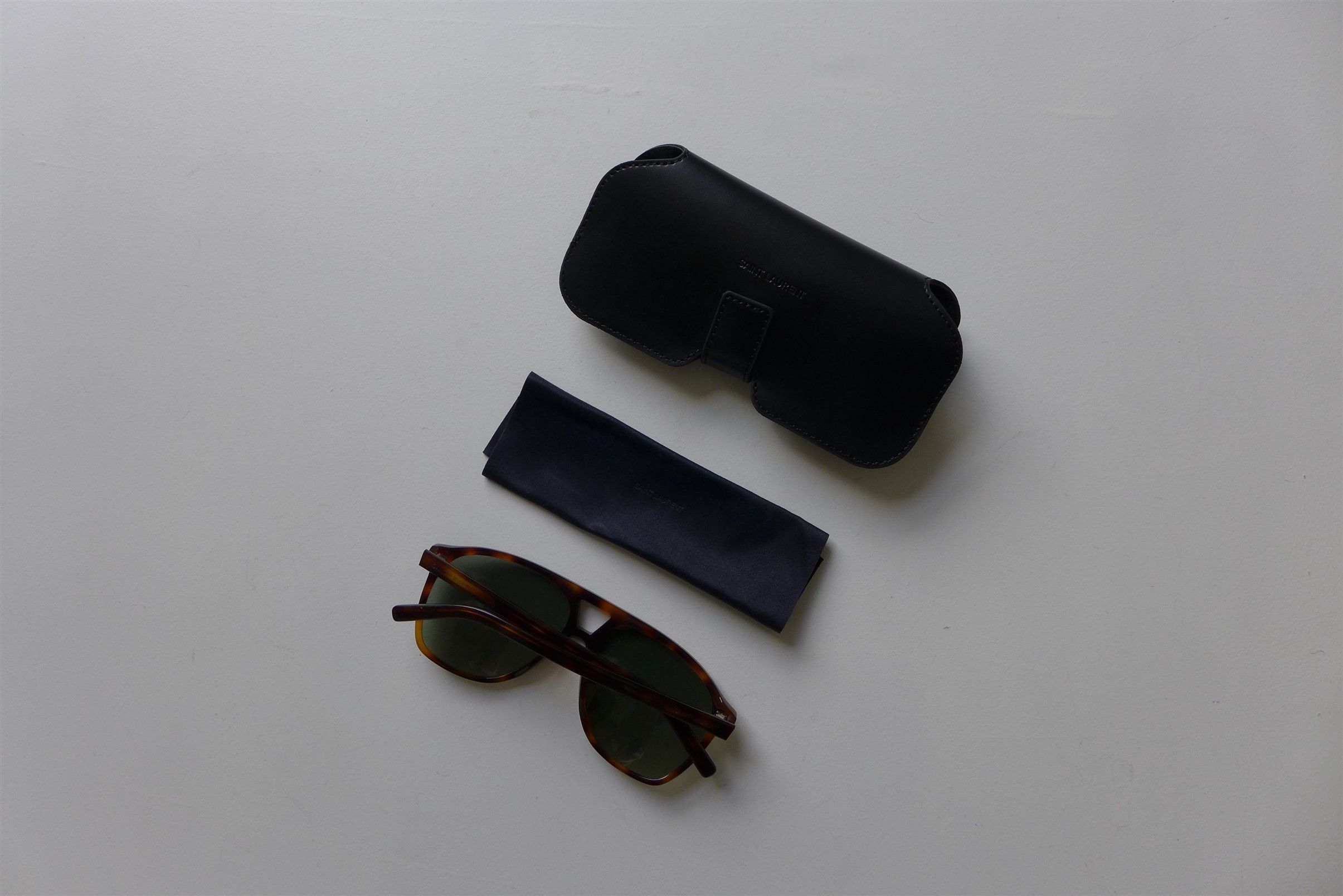 Saint Laurent SL 596 Dune Sunglasses - Tortoise Acetate