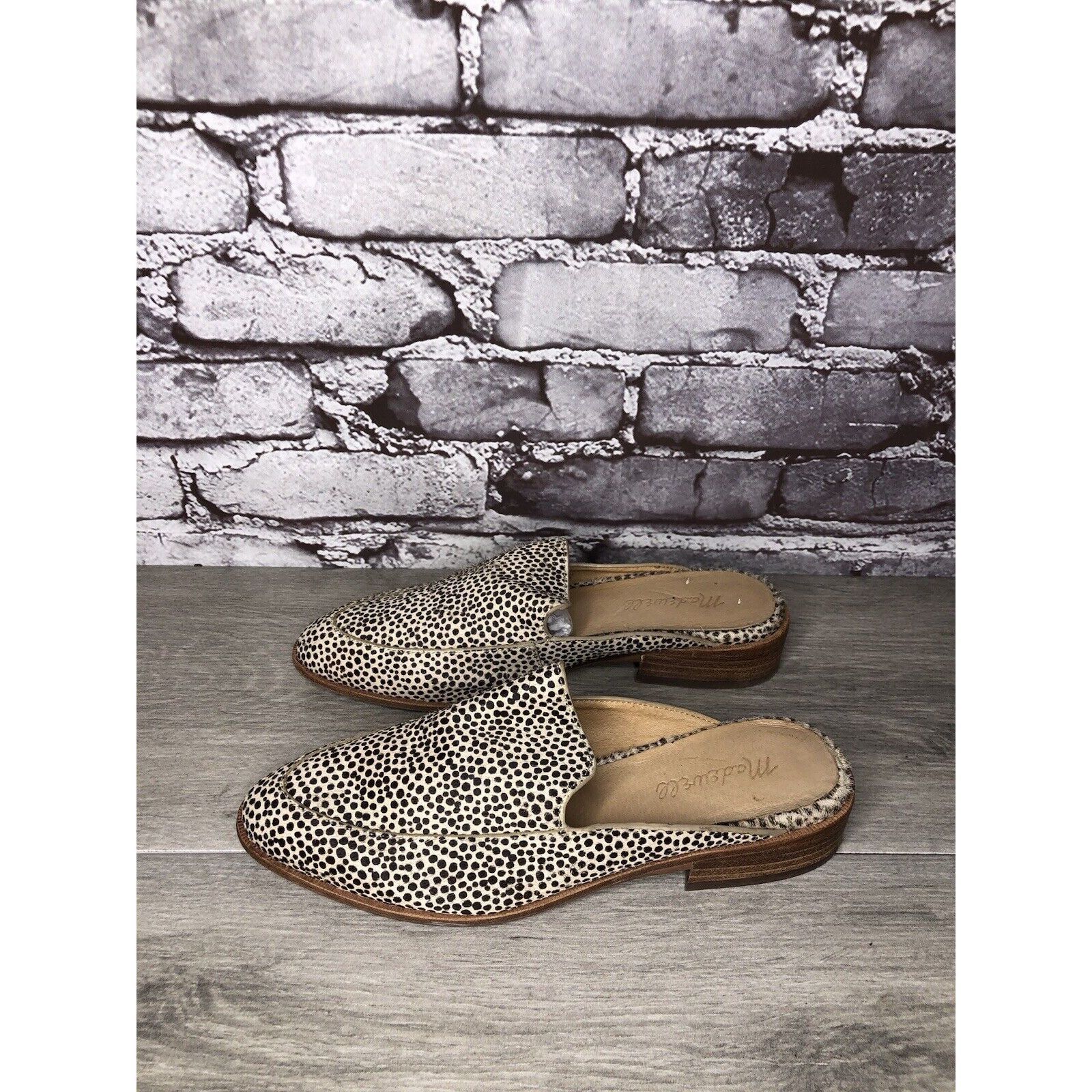 Madewell Madewell Remi Leopard Spots Calf Hair Leather Flats Mules Wo Size US 6 / IT 36 - 9 Thumbnail