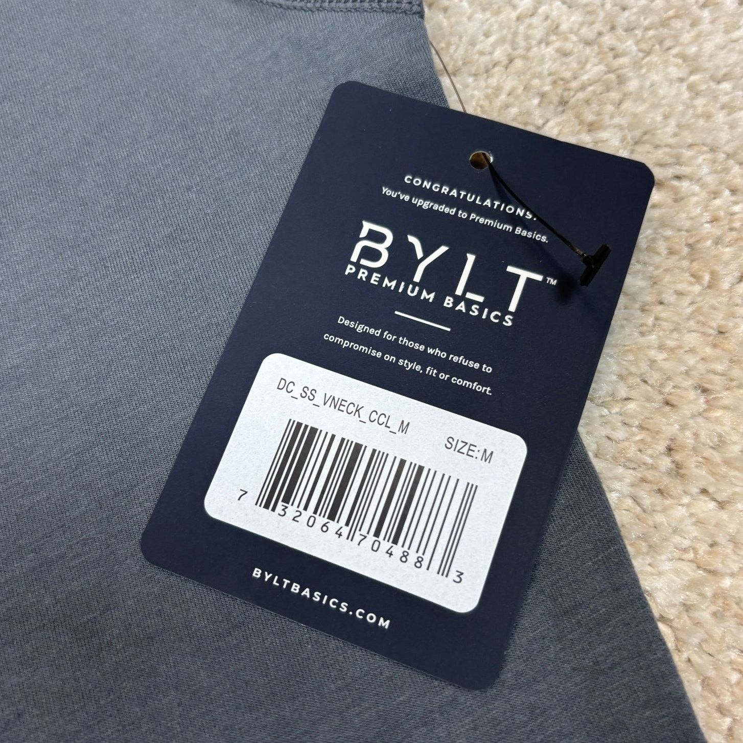 Other NWT Bylt Drop Cut Short Sleeve V Neck T Shirt Men's Medium Size US M / EU 48-50 / 2 - 7 Thumbnail