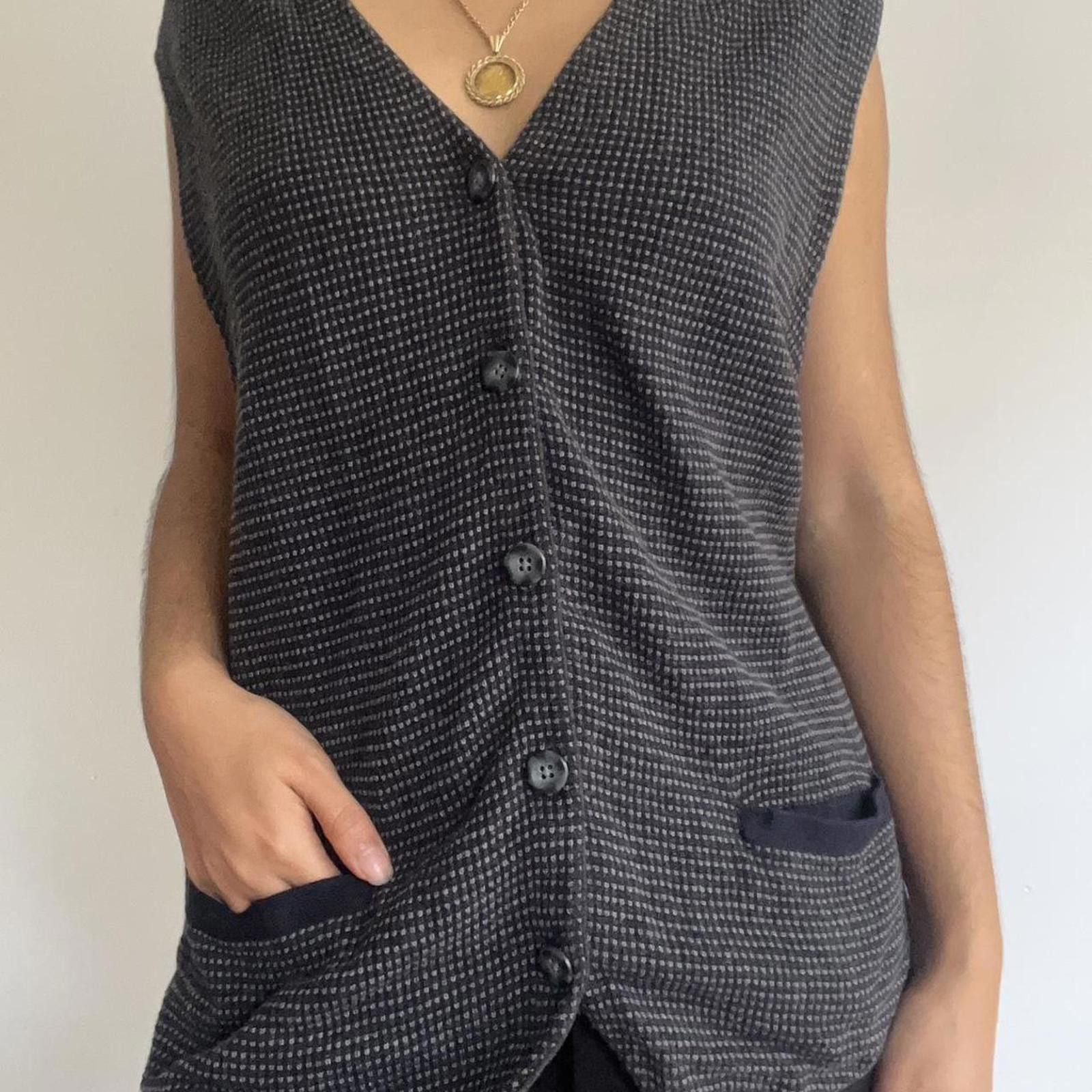 Other Women's Navy and Black Gilet Size L / US 10 / IT 46 - 1 Thumbnail