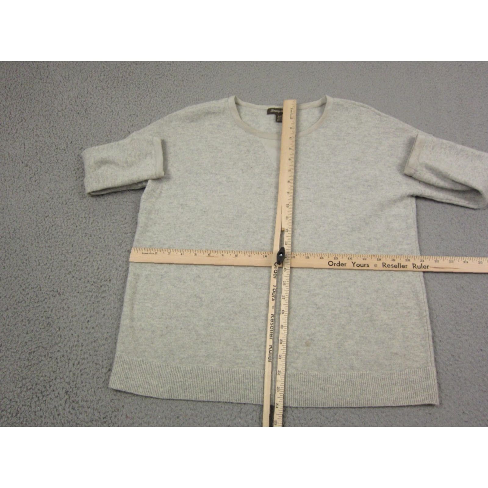 Tommy Bahama Tommy Bahama Sweater Women Small Gray Wool Cashmere 3/4 Sleeve Crew Neck Pullover Jumper Size S / US 4 / IT 40 - 7 Thumbnail