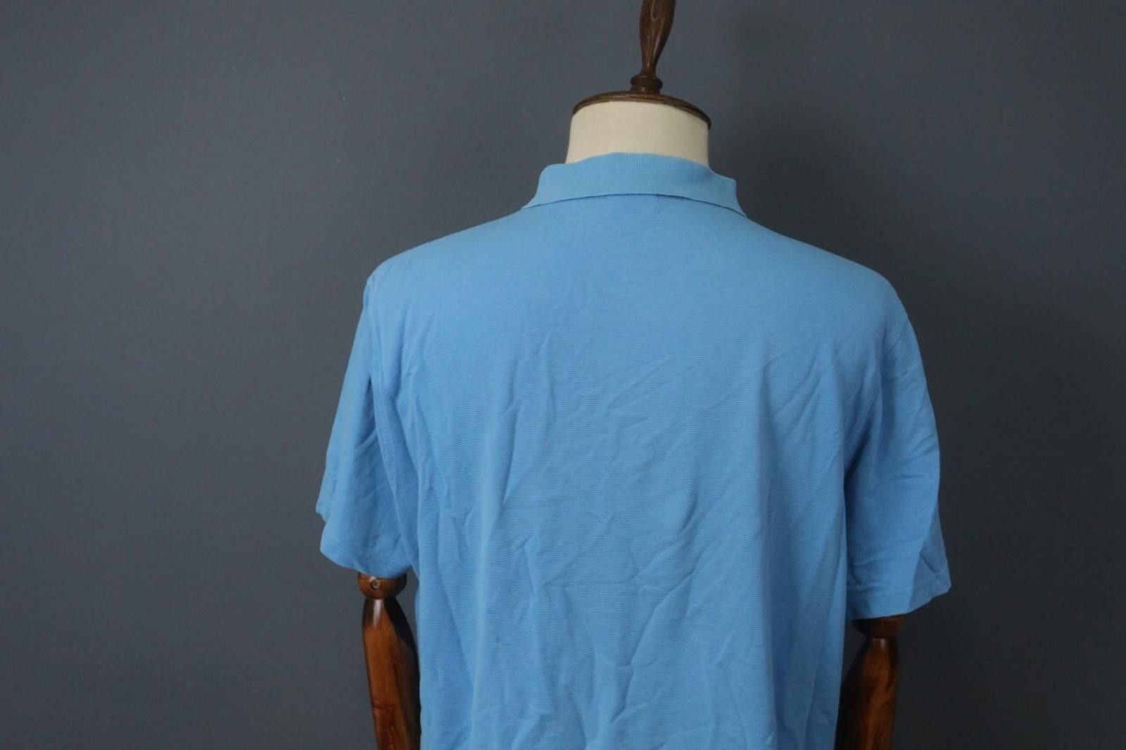 Lacoste Lacoste Blue 100% Cotton Button Front Polo Shirt Size 8 Size US M / EU 48-50 / 2 - 10 Thumbnail