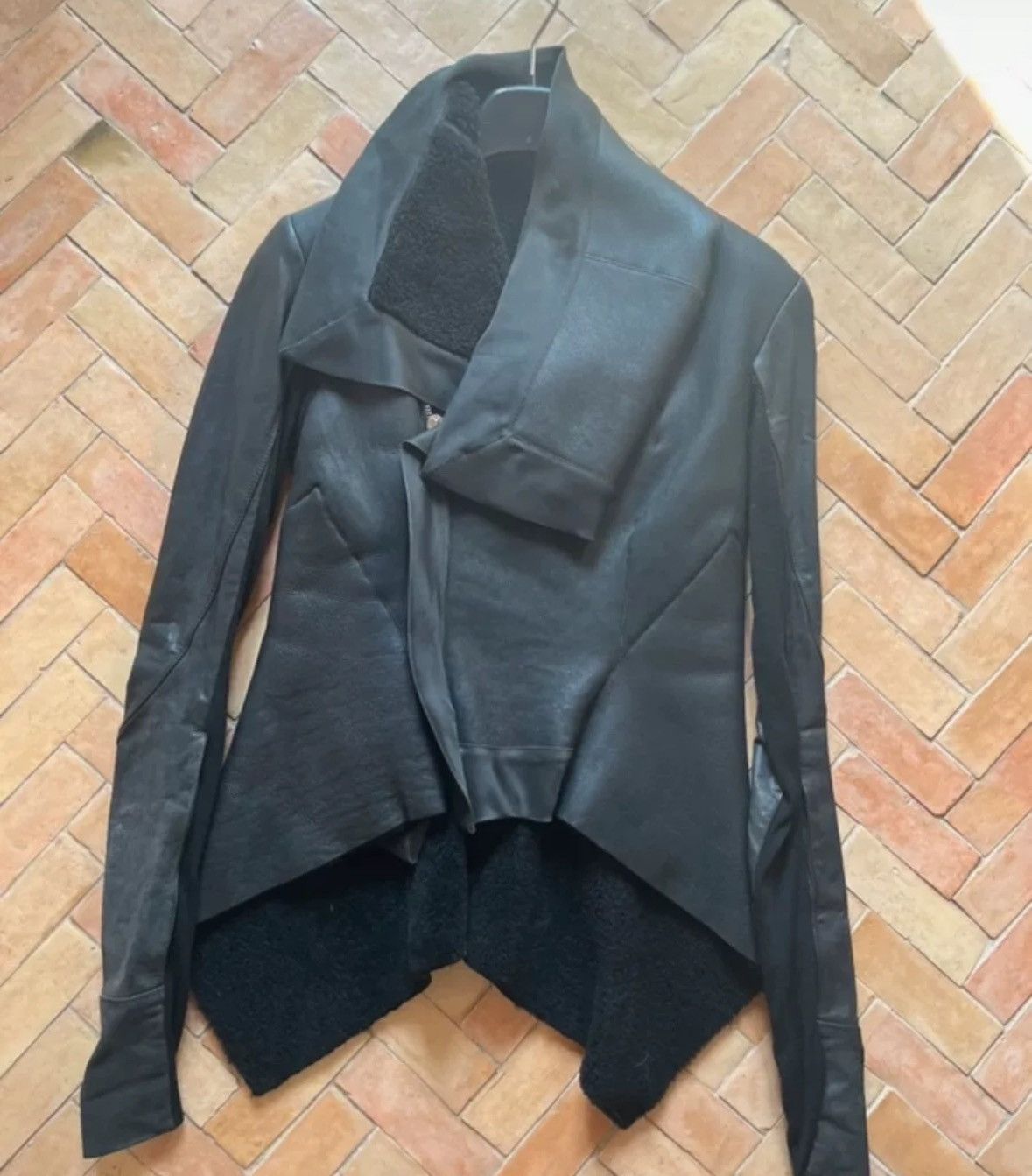 Rick Owens Rick Owens fur one-piece leather jacket 2412-Nextarrow Size US M / EU 48-50 / 2 - 3 Thumbnail