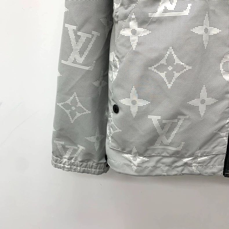 Louis Vuitton Louis Vuitton 23 grey logo full print hooded long sleeve z Size XXS / US 00 / IT 34 - 4 Thumbnail