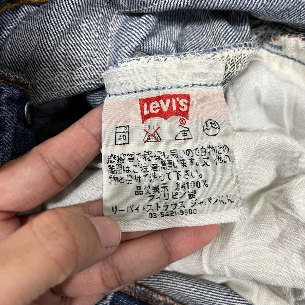 Levi's Vintage Y2k Levis Lot 501 Distressed Denim Jeans Size US 32 / EU 48 - 20 Thumbnail