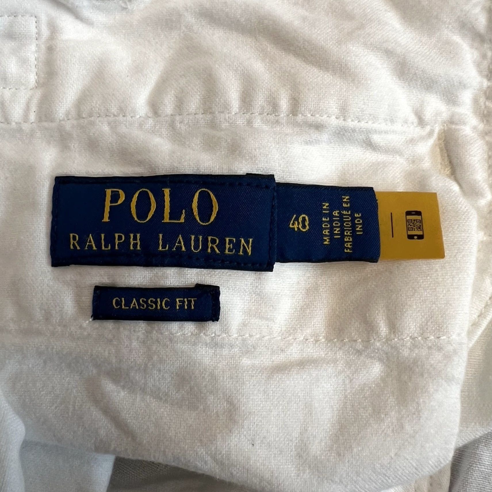 Polo Ralph Lauren Polo Ralph Lauren Shorts Mens Size 40 White Linen Classic Fit Casual Summer Size US L / EU 52-54 / 3 - 5 Thumbnail