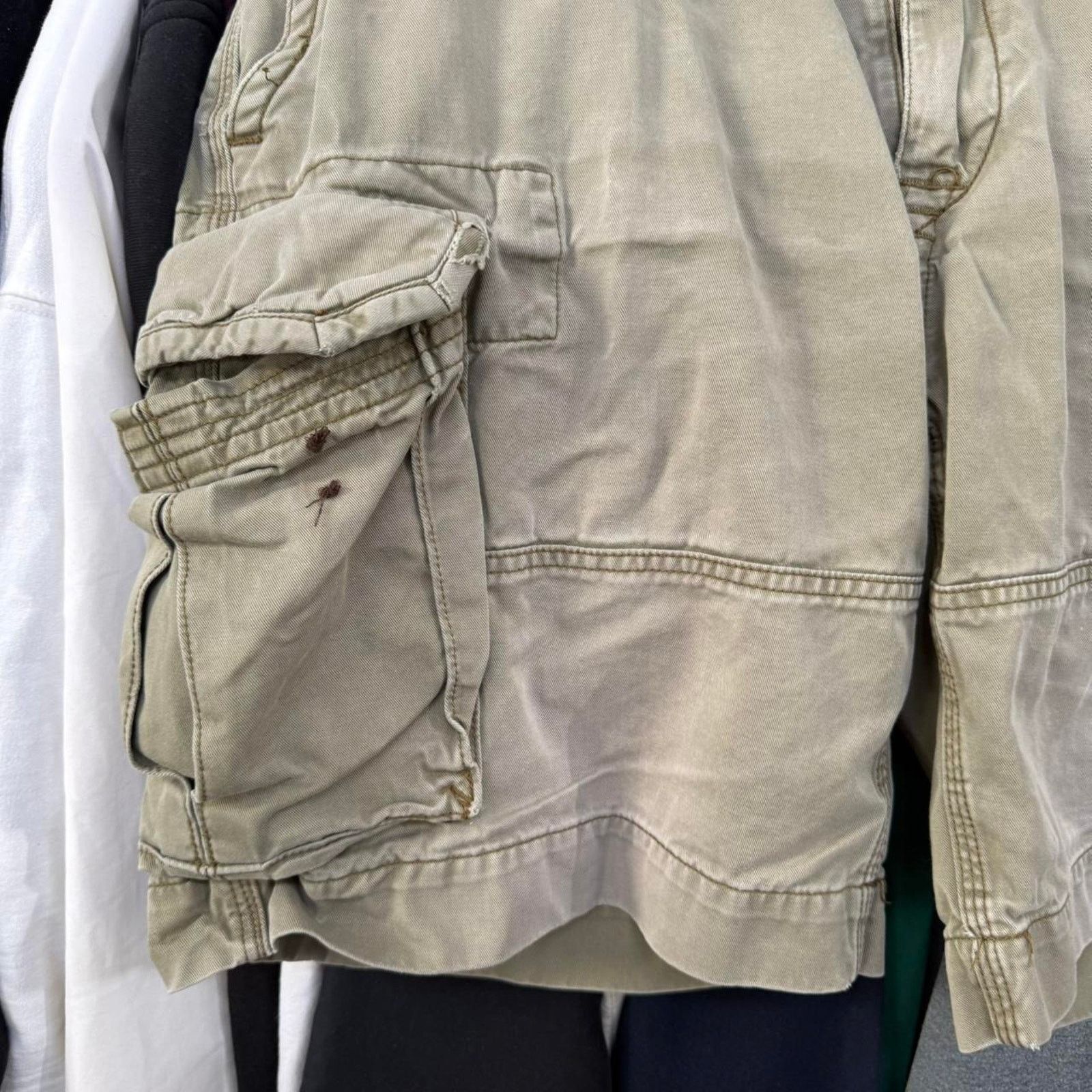 Polo Ralph Lauren Vintage 90s Polo Ralph Lauren Distressed & Faded Cargo Pants Size US 36 / EU 52 - 4 Thumbnail