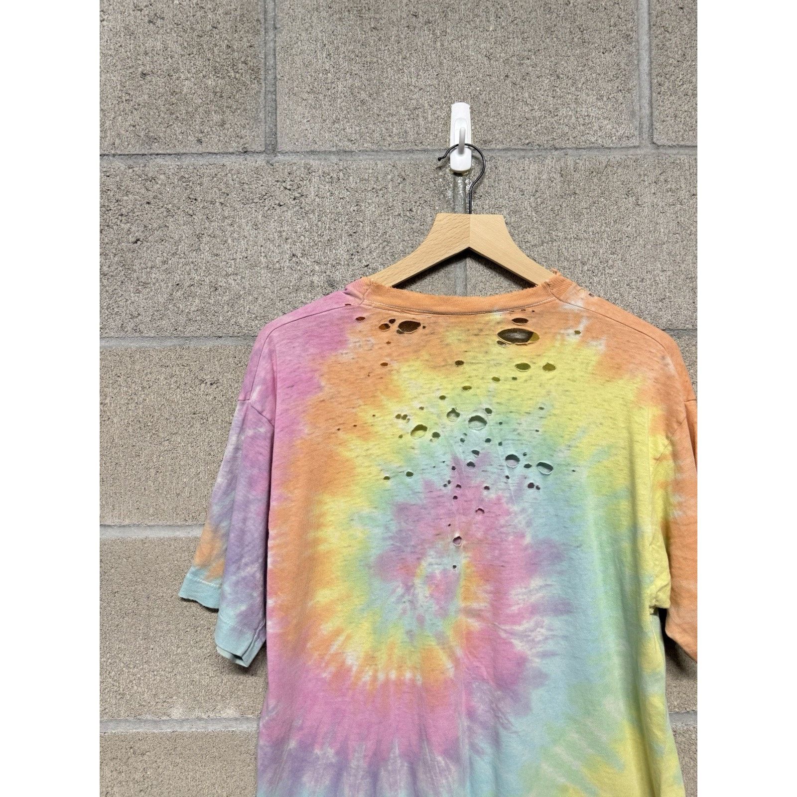 Grateful Dead Vtg 90s Grateful Dead bear Spiral Tie Dye Shirt Distressed Size US M / EU 48-50 / 2 - 7 Thumbnail