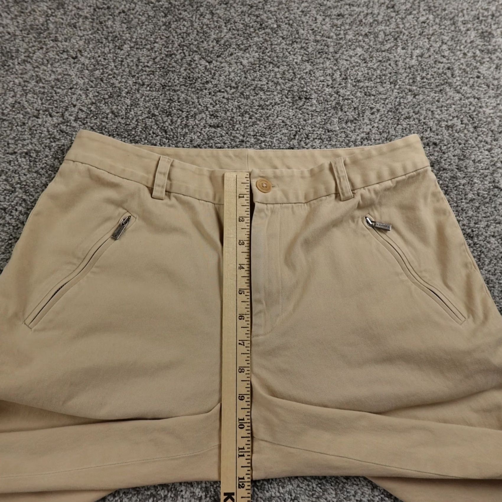 Ralph Lauren Ralph Lauren Pants Womens 12 Beige Chino Bootcut High Rise Stretch Flex Size 34" / US 12 / IT 48 - 4 Thumbnail