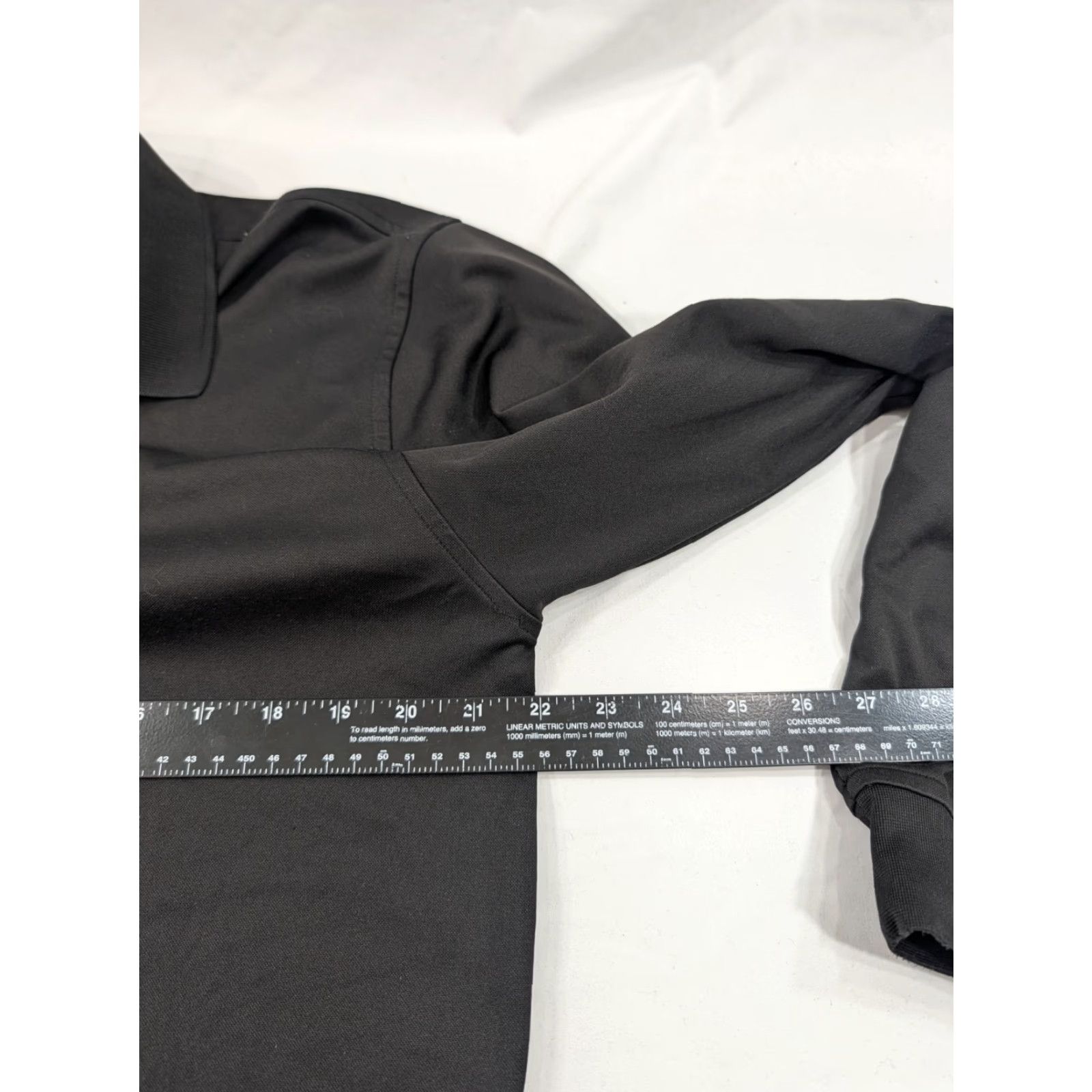 Vintage Donald Ross Polo Shirt Mens Medium Gator Creek Long Sleeve Pullover Black Polyester Blended Fabric Embroidered Logo Button Size US M / EU 48-50 / 2 - 7 Thumbnail