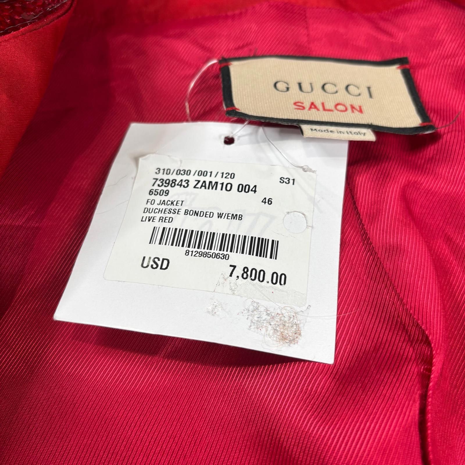 Gucci Gucci Salon Sequin Blazer Jacket Size US M / EU 48-50 / 2 - 8 Thumbnail