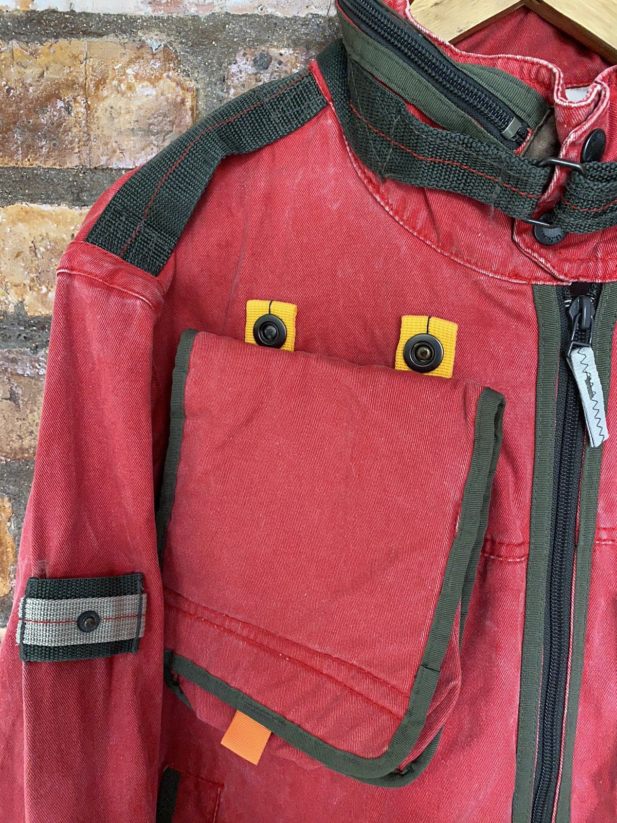 Avirex × Japanese Brand Vtg Avirex Analoq Q 3D cargos parachute bondage jacket Size US L / EU 52-54 / 3 - 10 Thumbnail