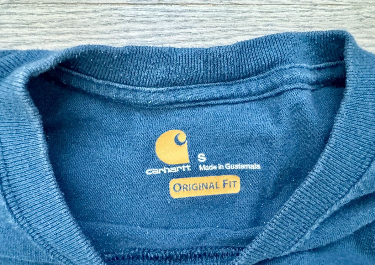 Carhartt Carhartt Blue Pocket T-Shirt Size US S / EU 44-46 / 1 - 4 Thumbnail