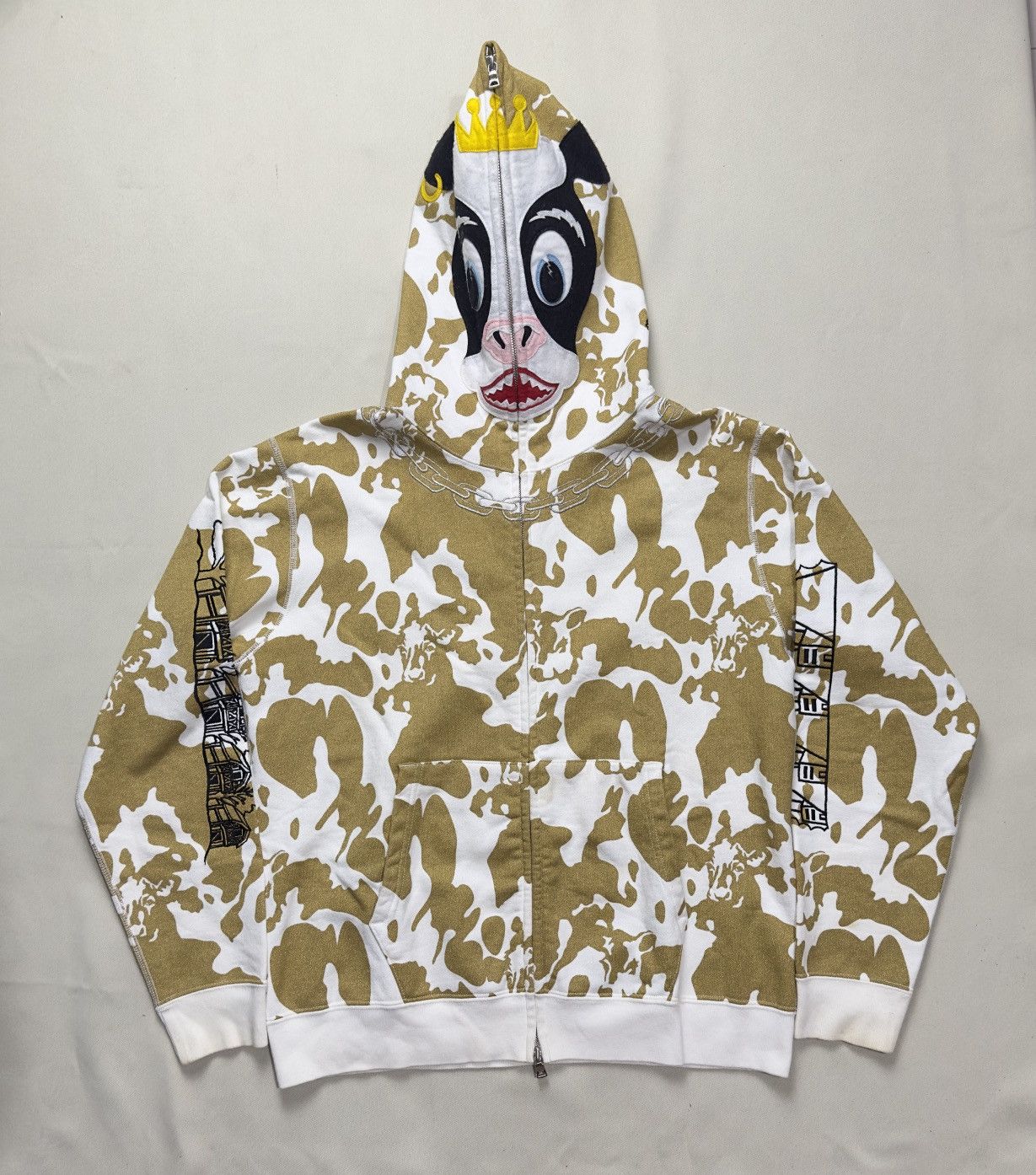 Bape Holstein Cow Full Zip Hoodie Size US S / EU 44-46 / 1 - 1 Thumbnail