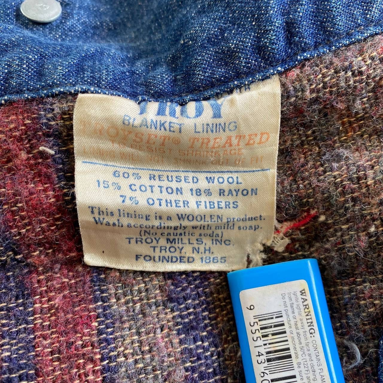 Sears True Vintage 50s Sears Denim Chore Jacket Size US XL / EU 56 / 4 - 8 Thumbnail