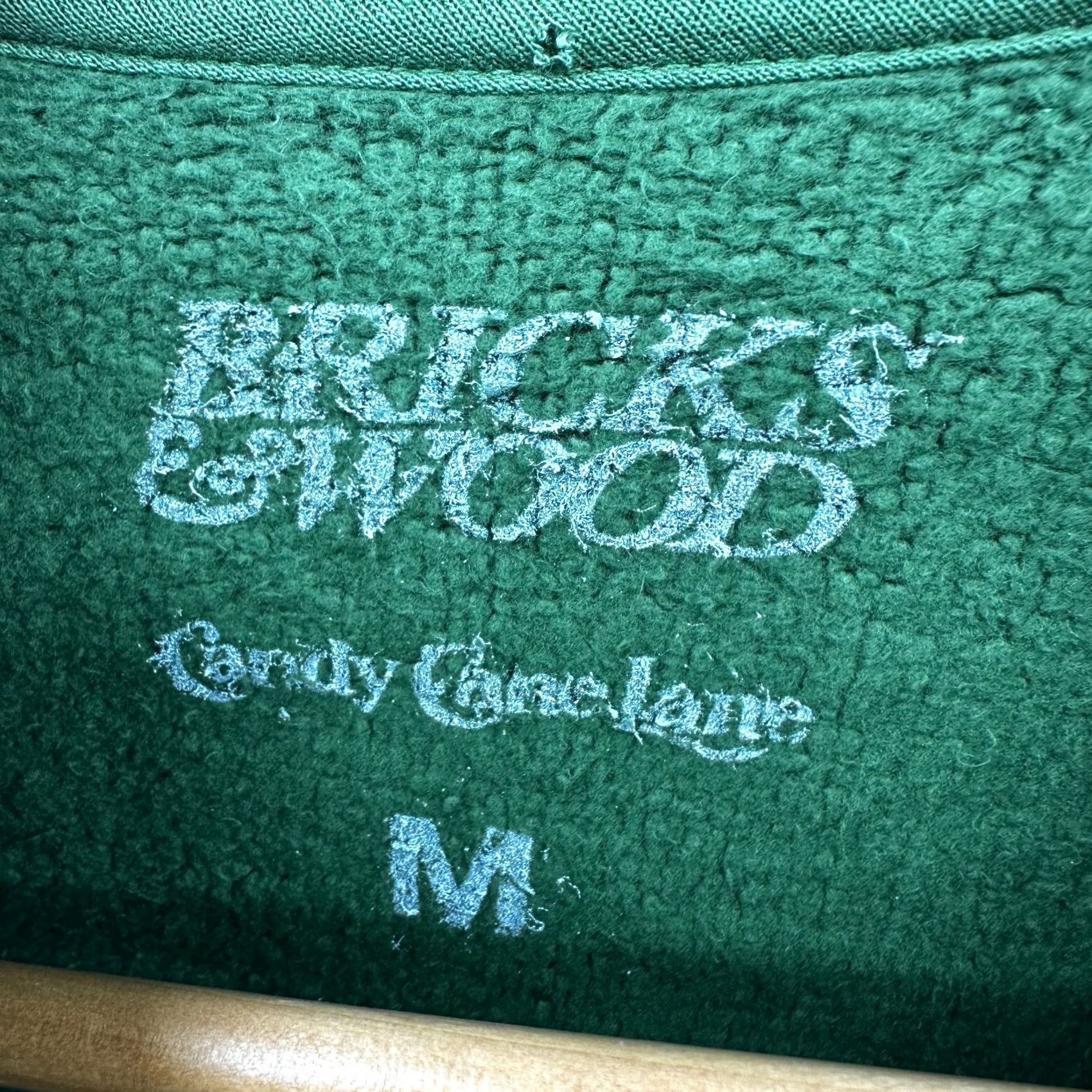 Bricks & Wood Bricks & Wood Pullover Sweatshirt Green Men's M Candy Cane Lane Promo Crew Neck Long Sleeve Regular Comfort Winter Size US M / EU 48-50 / 2 - 6 Thumbnail